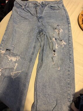 Ardene Light Blue High-Rise Denim Jeans